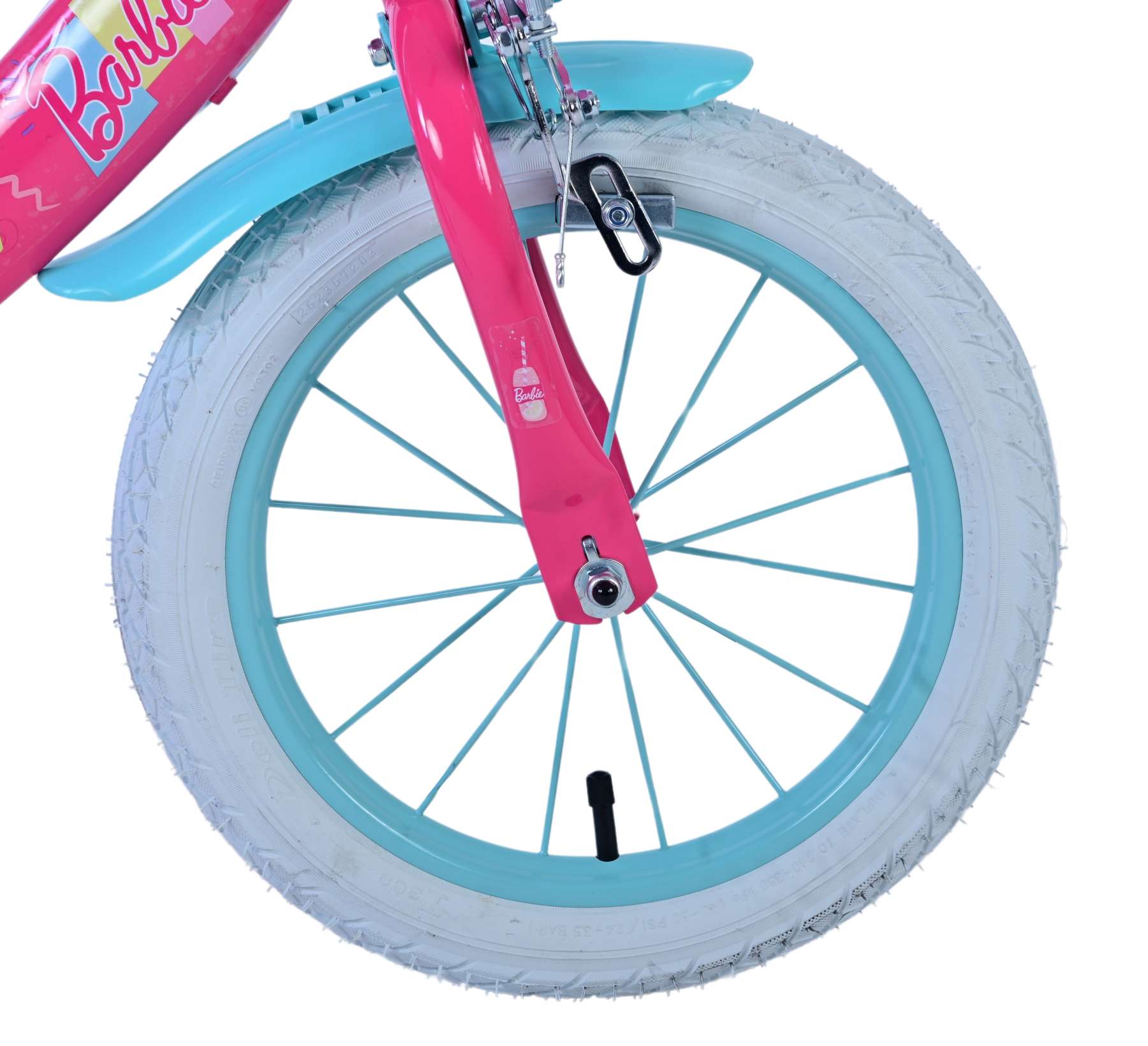 Barbie Kinderfiets - Meisjes - 14 inch - Roze - Twee handremmen