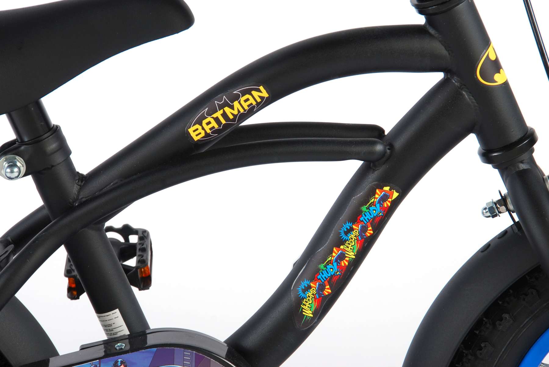 Kinderfiets 12 Batman - zwart