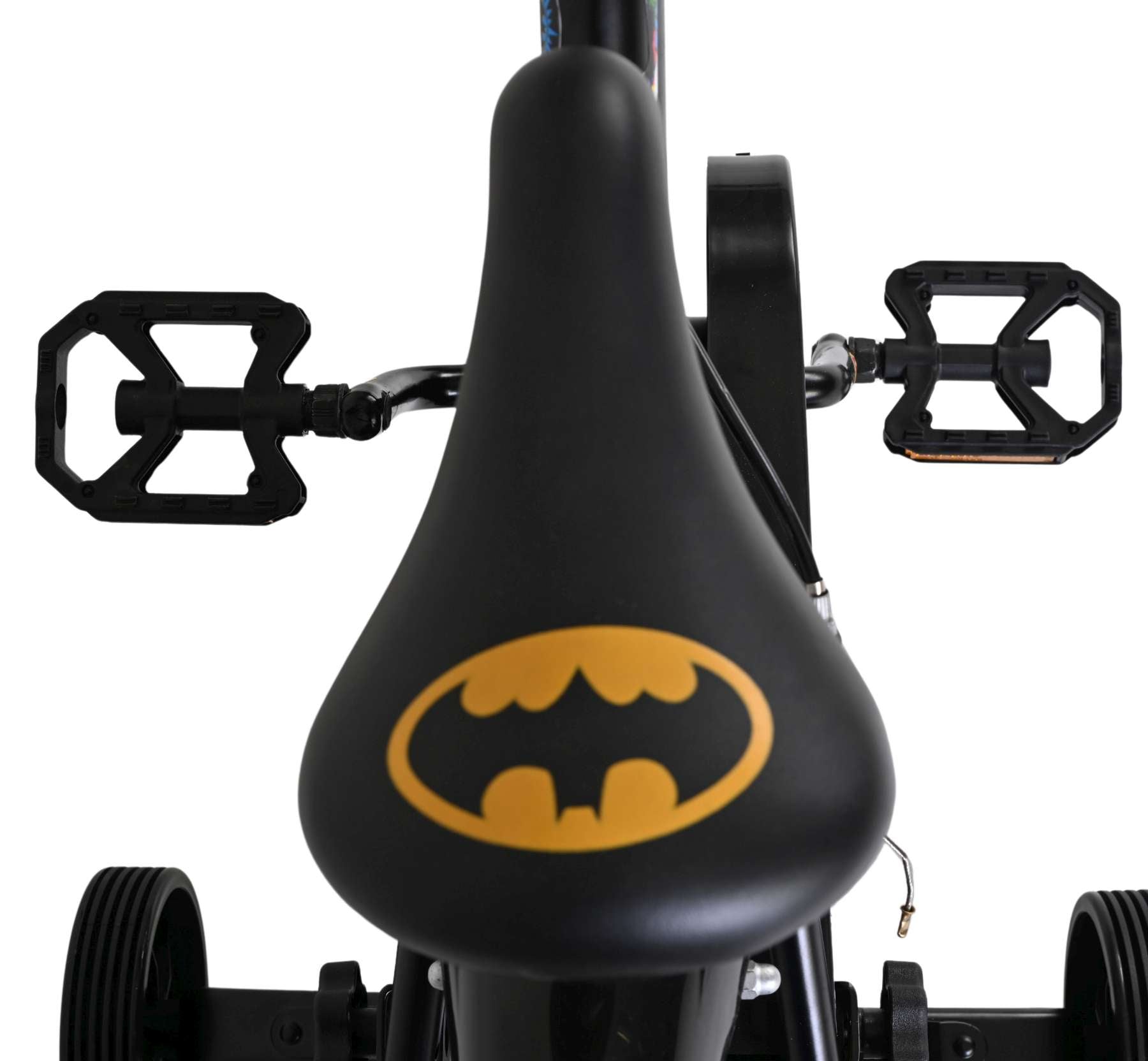 Batman kinderfiets - jongens - 14 inch - zwart - twee handremmen