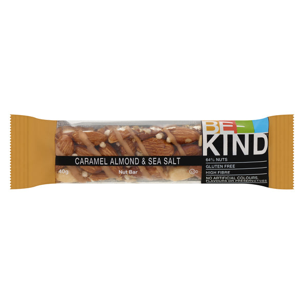 Be-kind single caramel almond seasalt (12x 40gr)