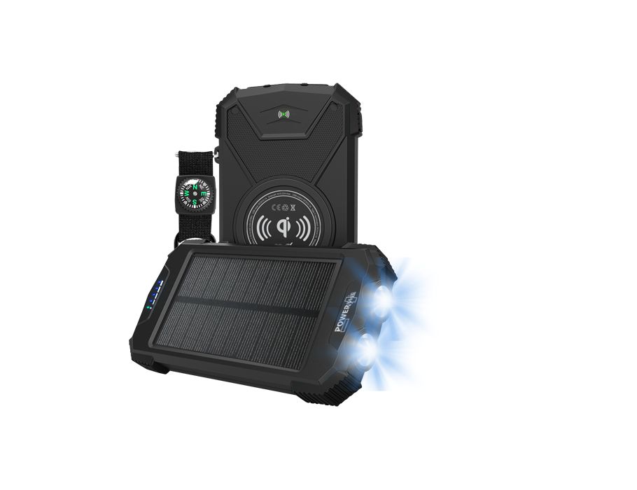 Powerplus beluga zonne-powerbank 10.000 mAh