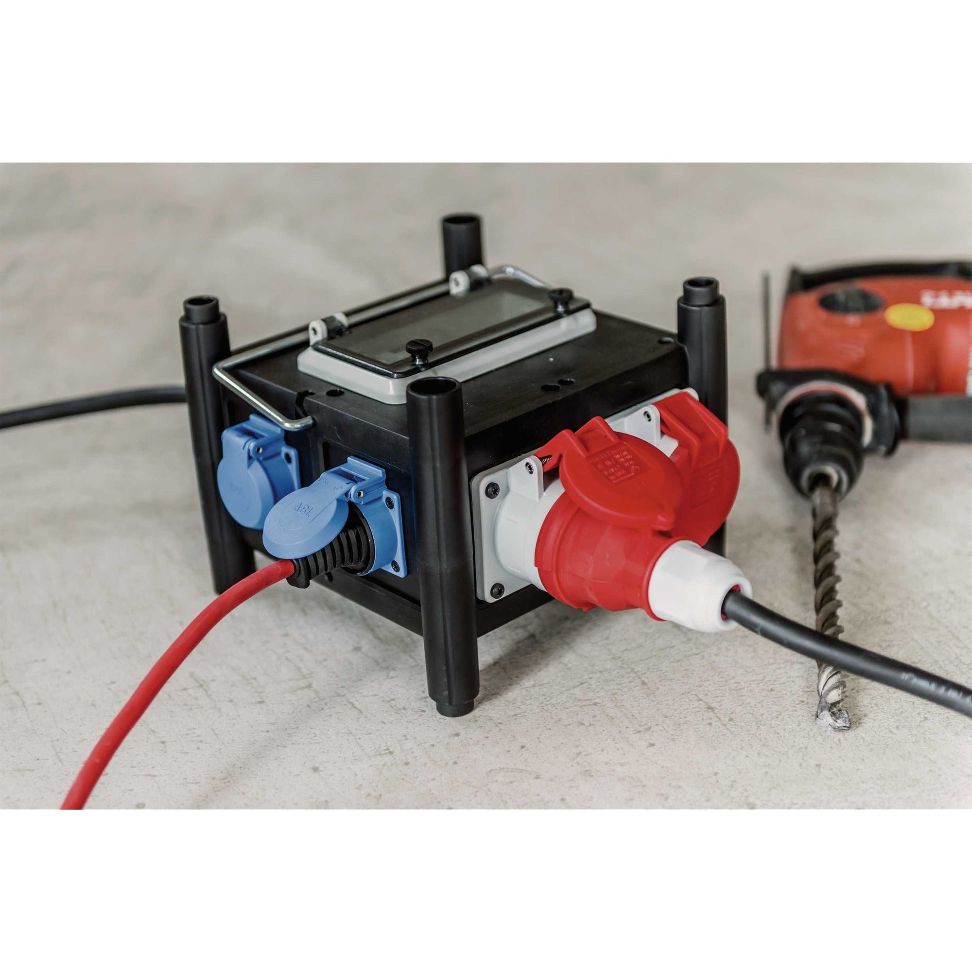 Brennenstuhl Brennenstuhl Compacte rubberen stroomverdeler BSV 3 FI 16 2 IP4