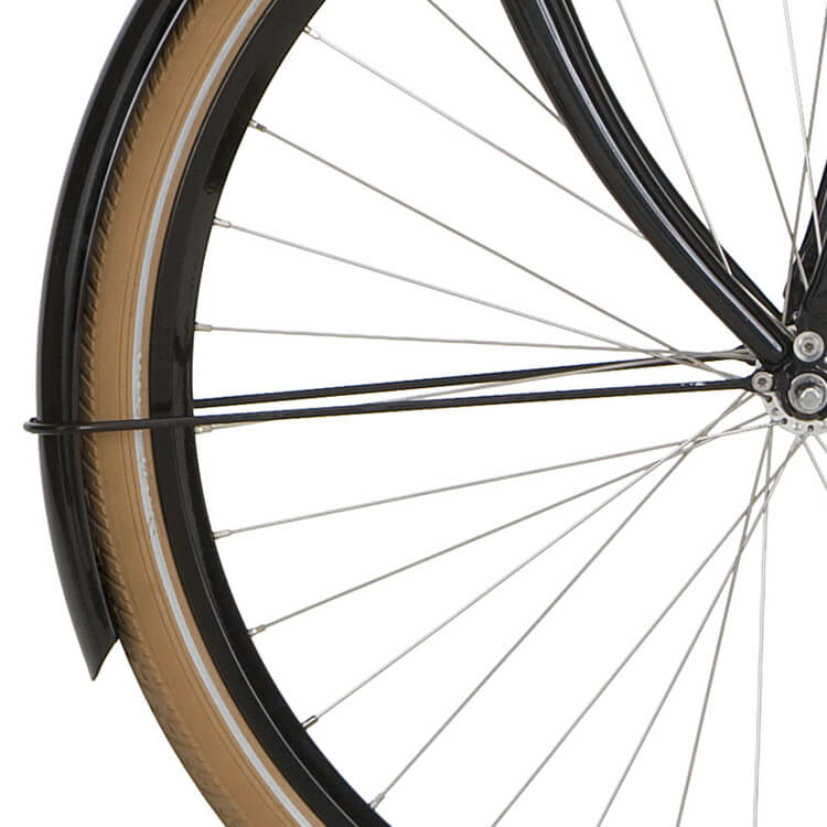 Cortina Spatbordstang voor 28 Milo saffierzwart mat