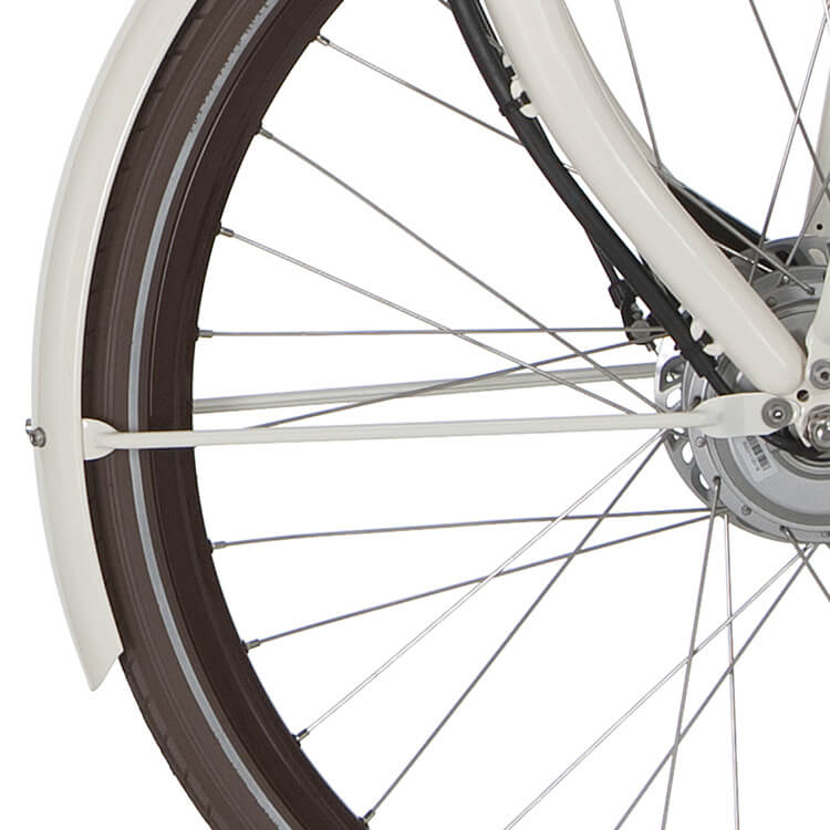 Cortina Spatbordstang voor 28 E-U4 crème