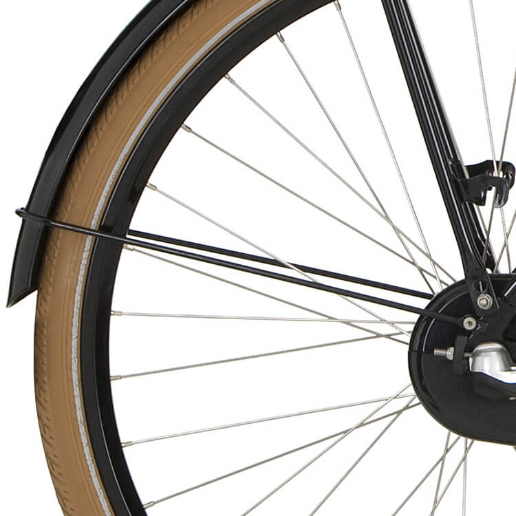 Cortina Spatbordstang achter 28 Milo saffierzwart mat