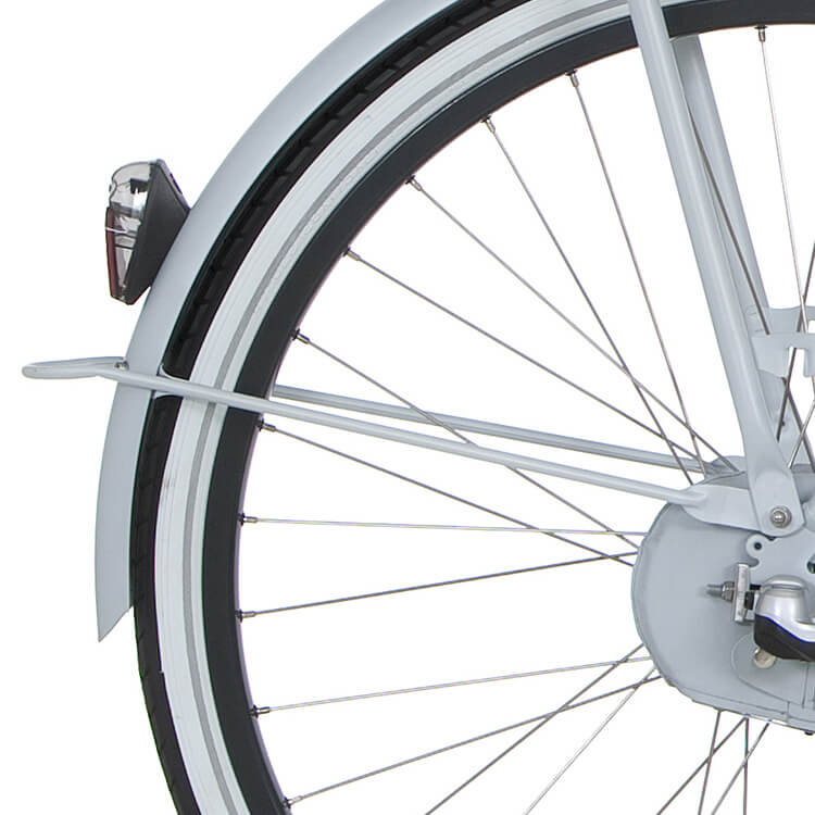 Cortina Spatbordstang achter 28 U4 parelgrijs mat