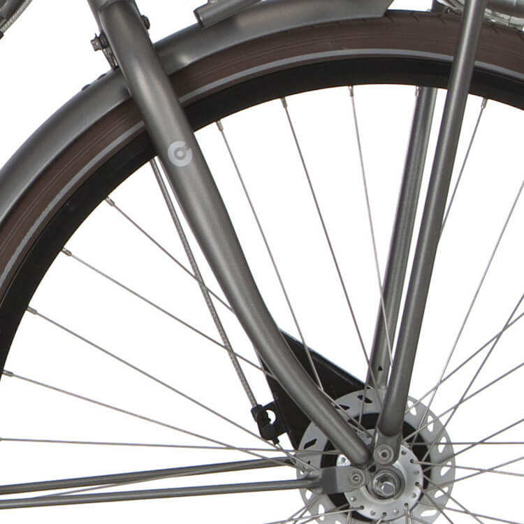 Cortina voorvork U4 H65 steen mat