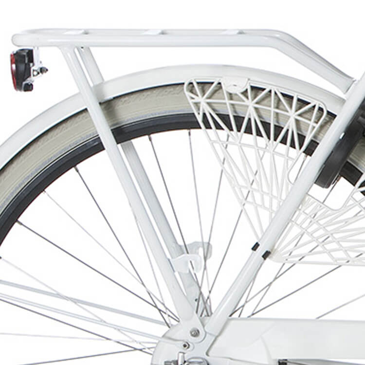 Cortina achterdrager Milo D49 H51 helder wit