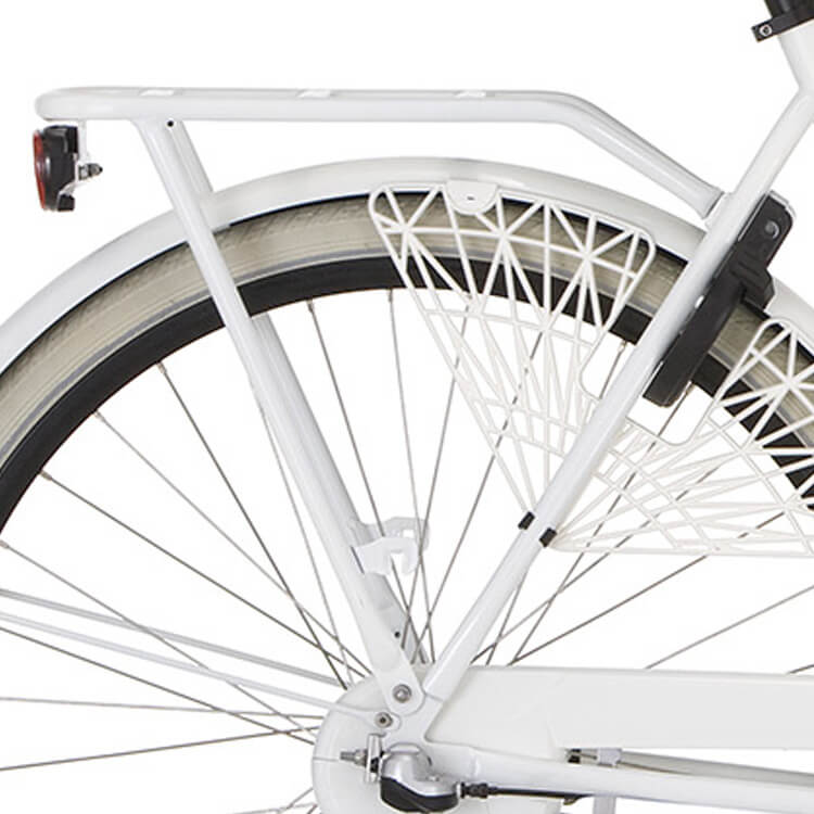 Cortina achterdrager Milo D57 H56 helder wit