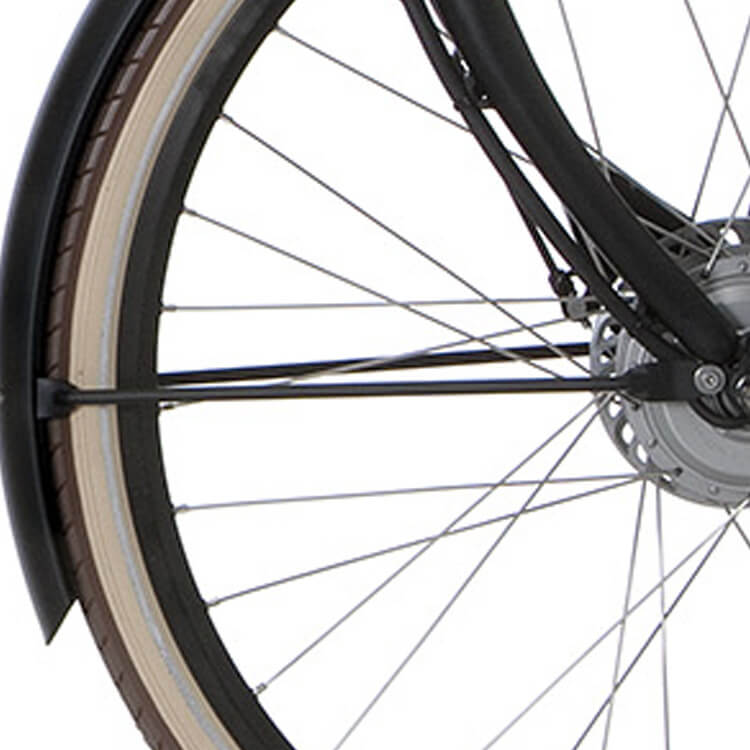 Cortina Spatbordstang voor 28 E-U4 gitzwart mat
