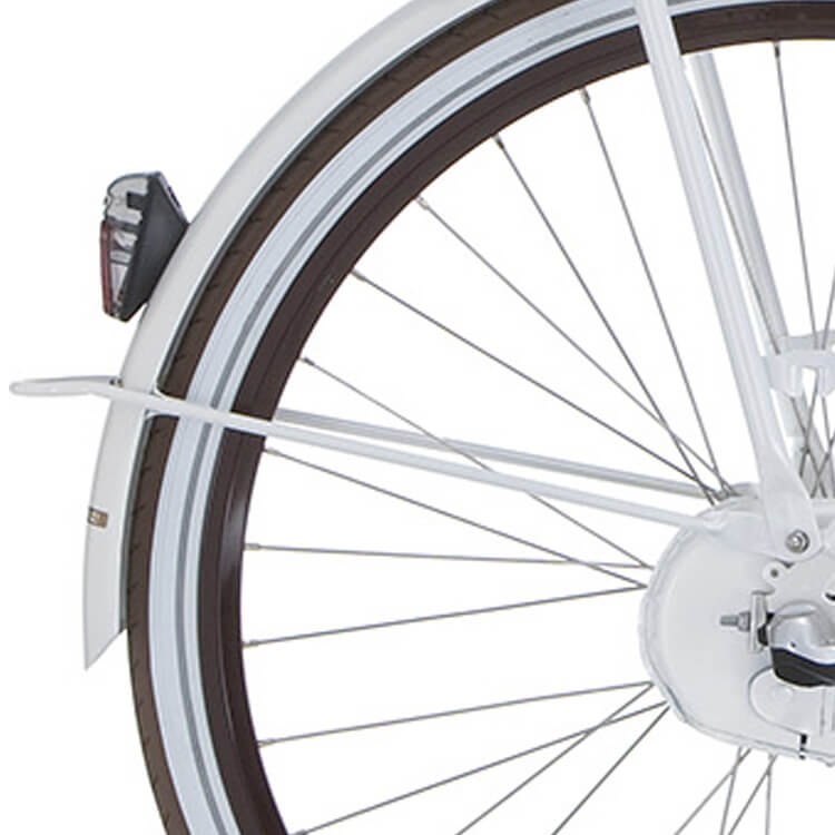 Cortina Spatbordstang achter 28 U4 wit parelmoer