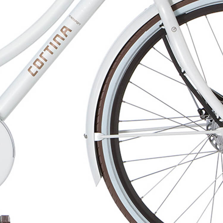 Cortina Spatbord voor 28 E-U4 witte parel