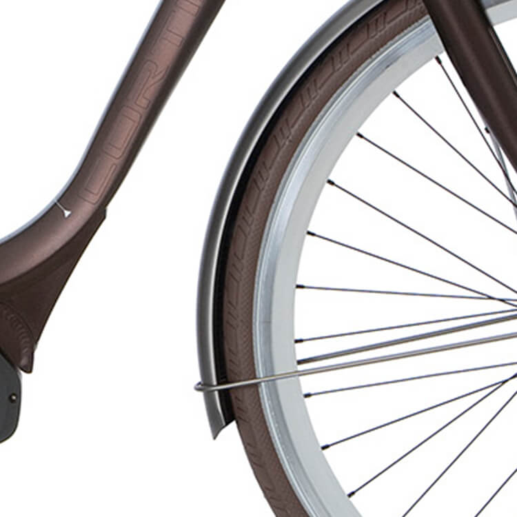 Cortina Spatbord voor 28 E-Wave schaduwzilver mat