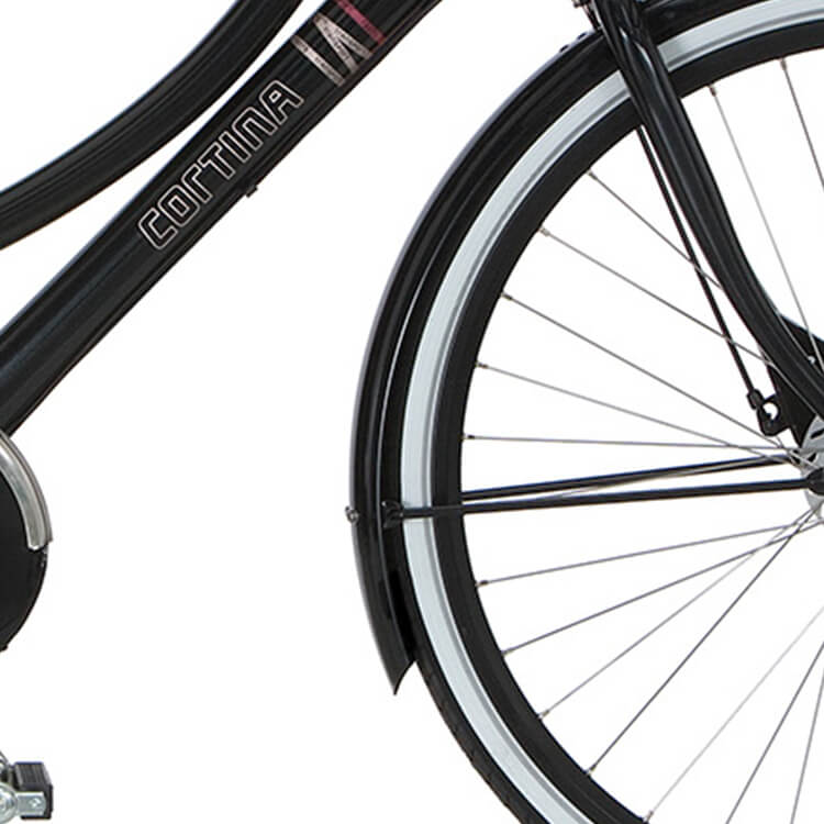 Cortina Spatbord voor 28 U4 saffier zwart