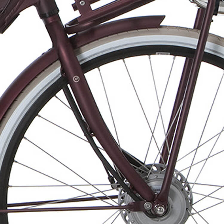 Cortina voorvork E-U4 D FM teakbruin mat