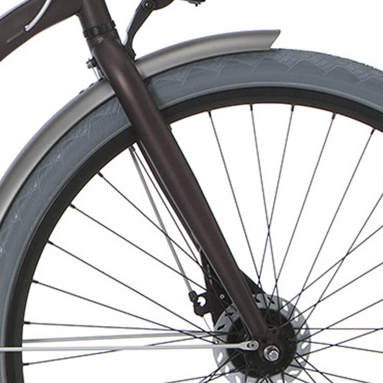 Cortina voorvork E-Roots demitasse mat