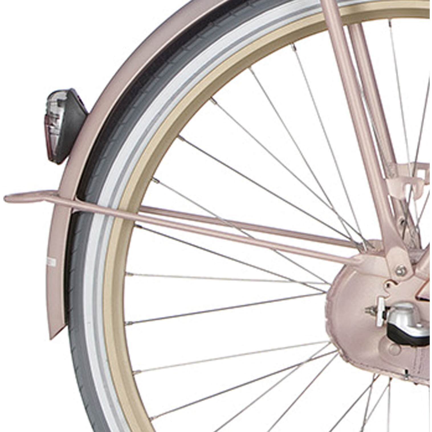 Cortina spatbordstang achter 28 u4 mahonie roze mat