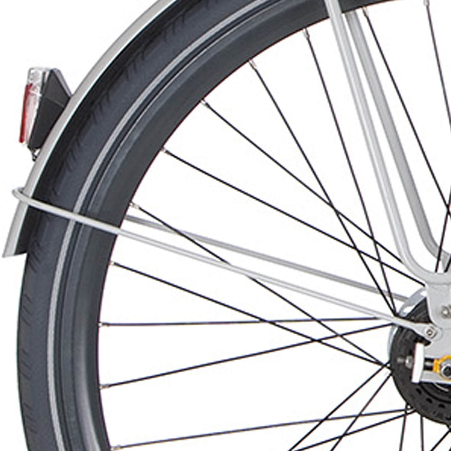 Cortina Spatbordstang achter 28 Speed ​​ijsbal wit