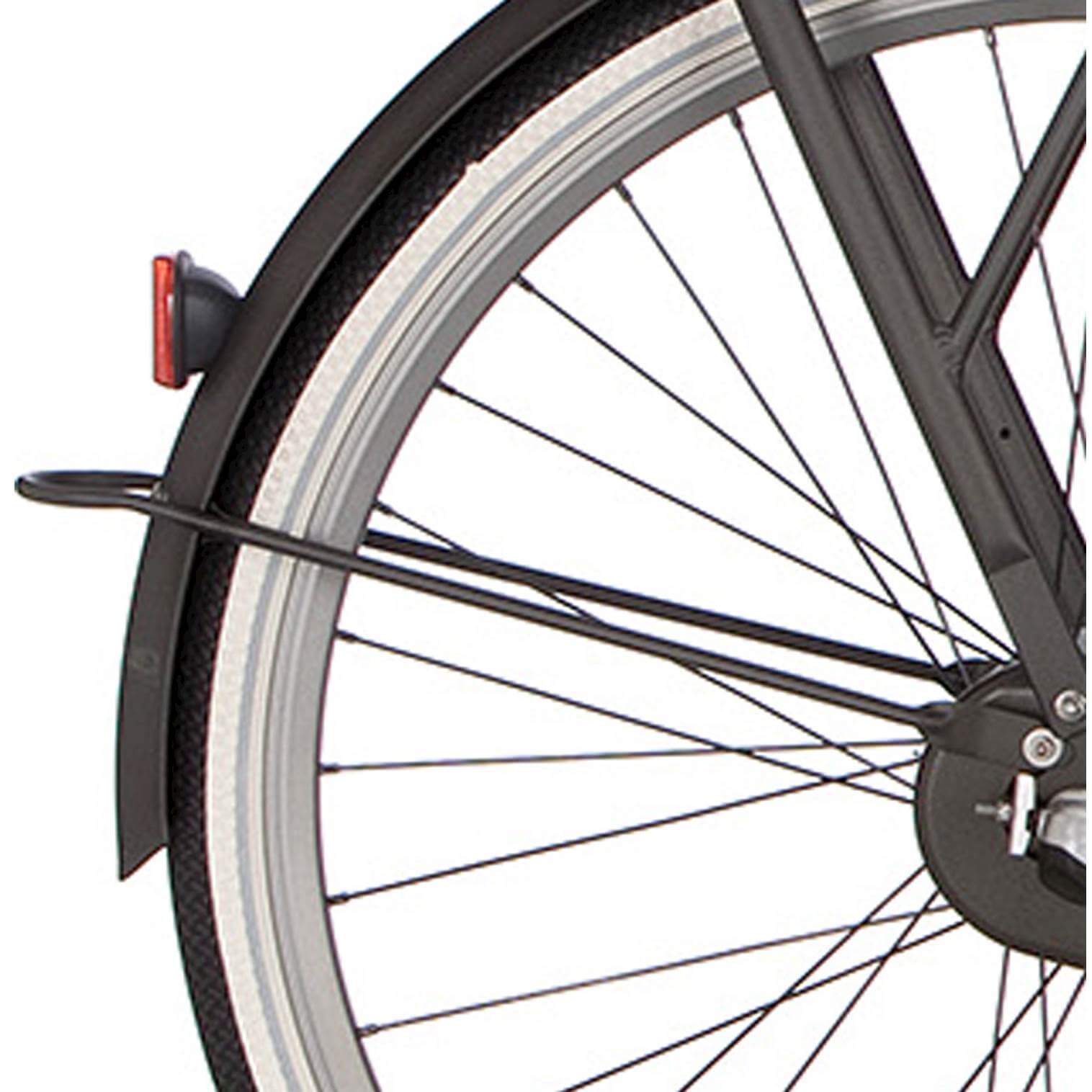 Cortina Spatbordstang achter 28 E-U4 zwart grafiet mat