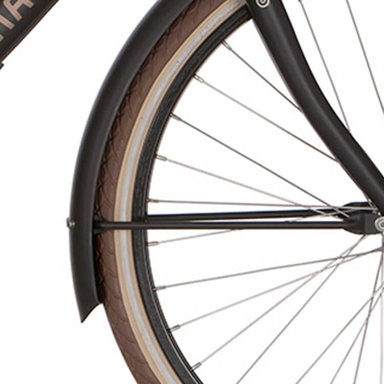 Cortina Spatbord voor 24 U4 gitzwart mat