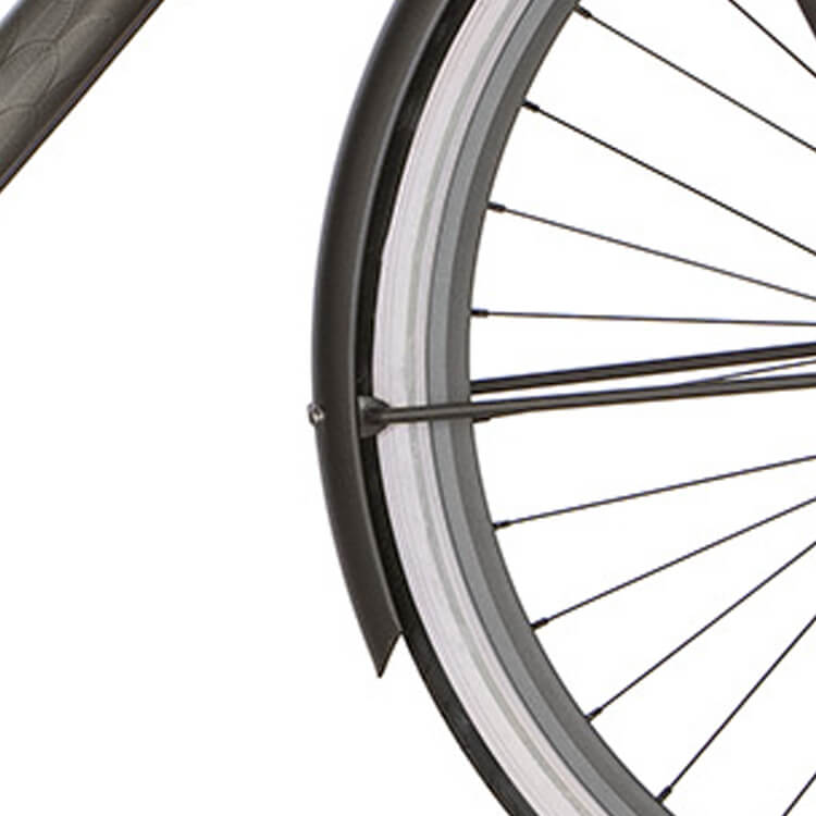 Cortina Spatbord voor 28 U4 zwart grafiet mat