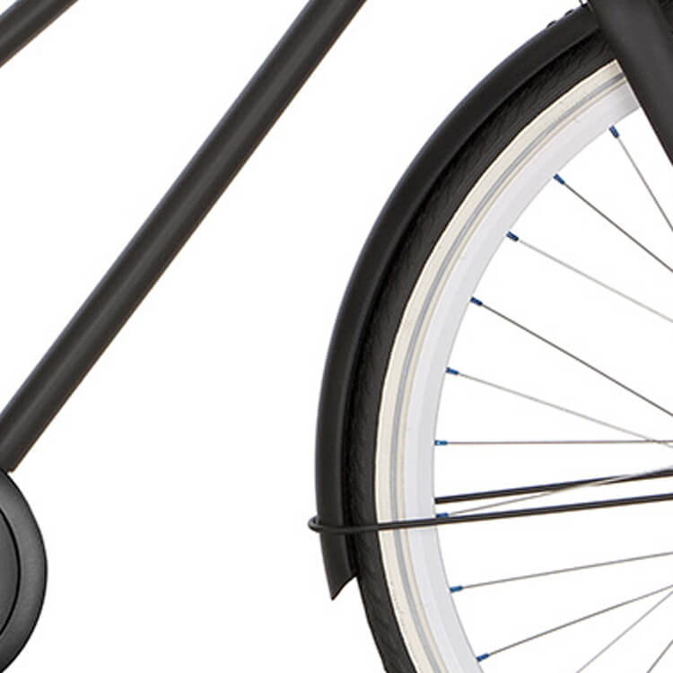 Cortina Spatbord voor 28 Blau zwart mat