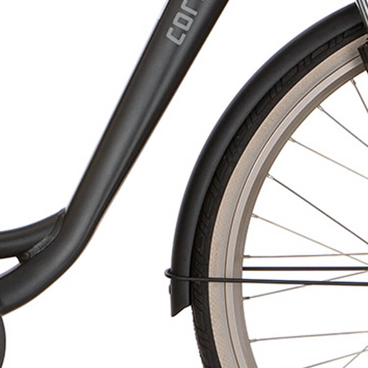 Cortina Spatbord voor 28 E-Yoya saffierzwart mat