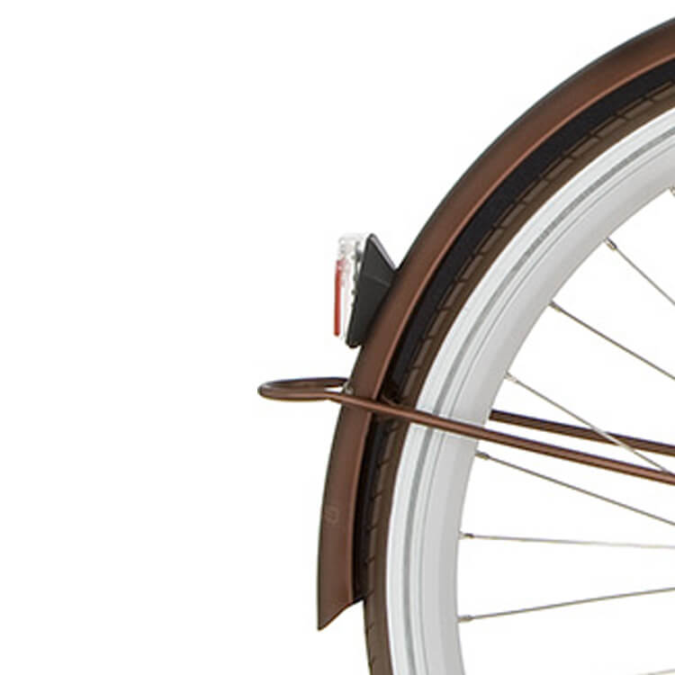 Cortina Spatbord achter 28 U4 glitterbruin mat zd