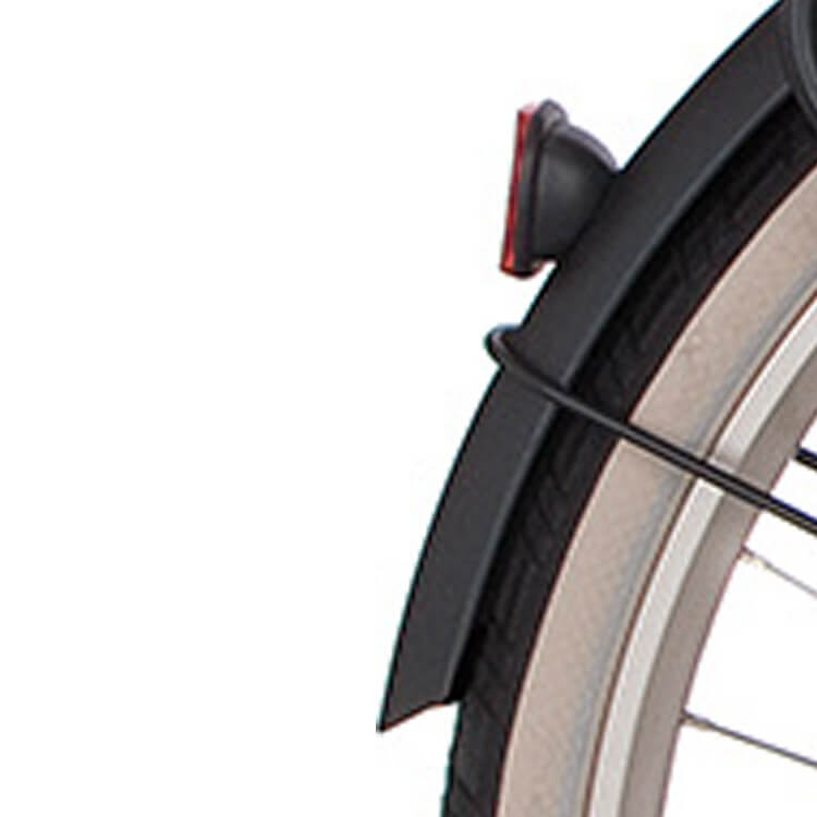 Cortina Spatbord achter 28 E-Yoya saffierzwart mat