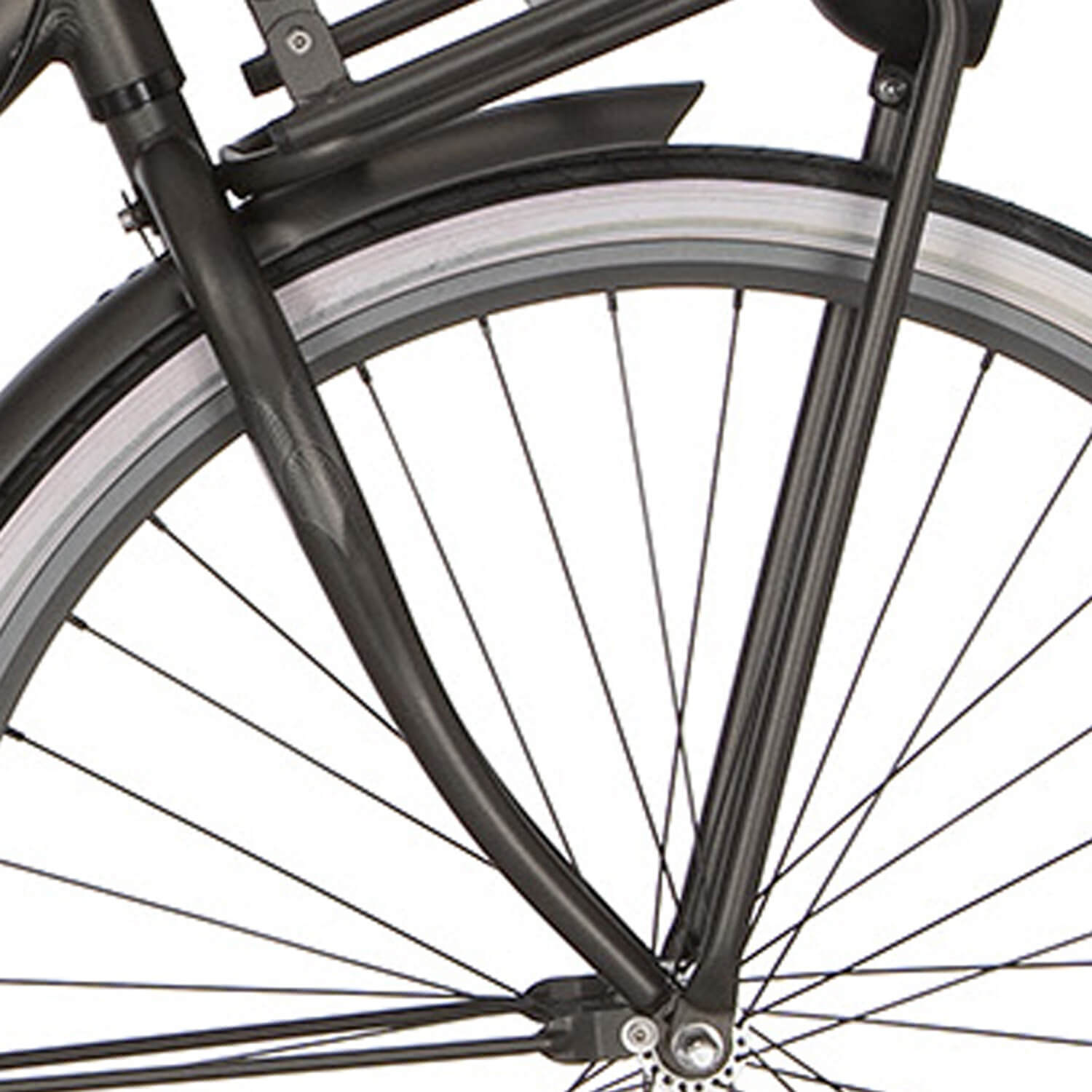 Cortina voorvork U4 D zwart grafiet mat