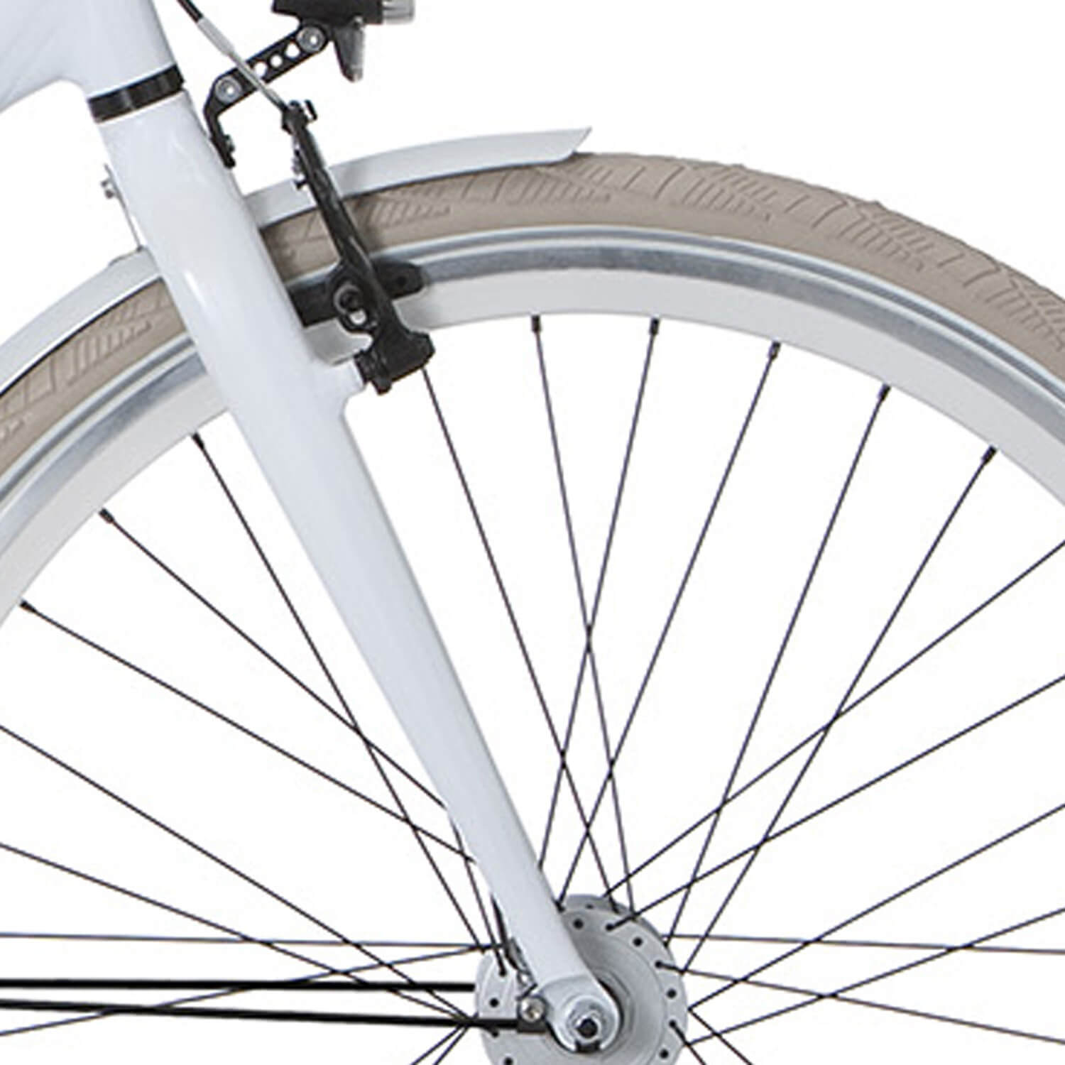 Cortina voorvork Mozzo puur wit