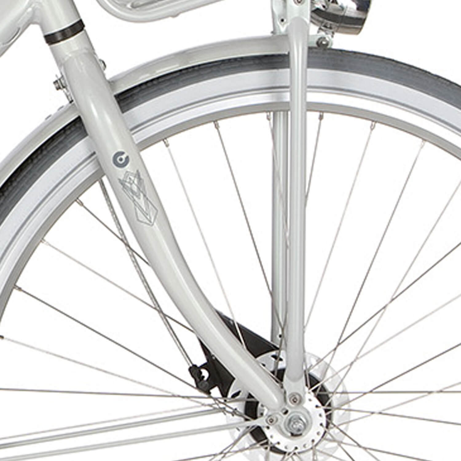 Cortina voorvork U5 D ijsbal wit