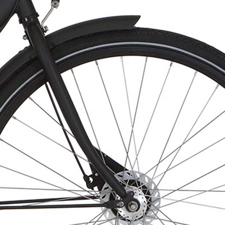 Cortina voorvork u1 h zwart mat