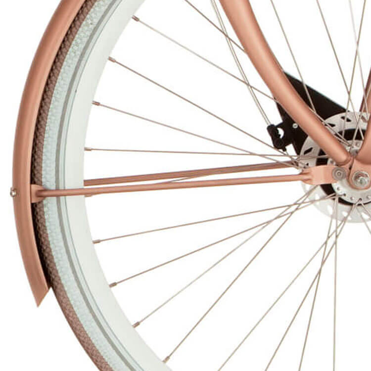 Cortina Spatbordstang voor 28 U4 parelmat