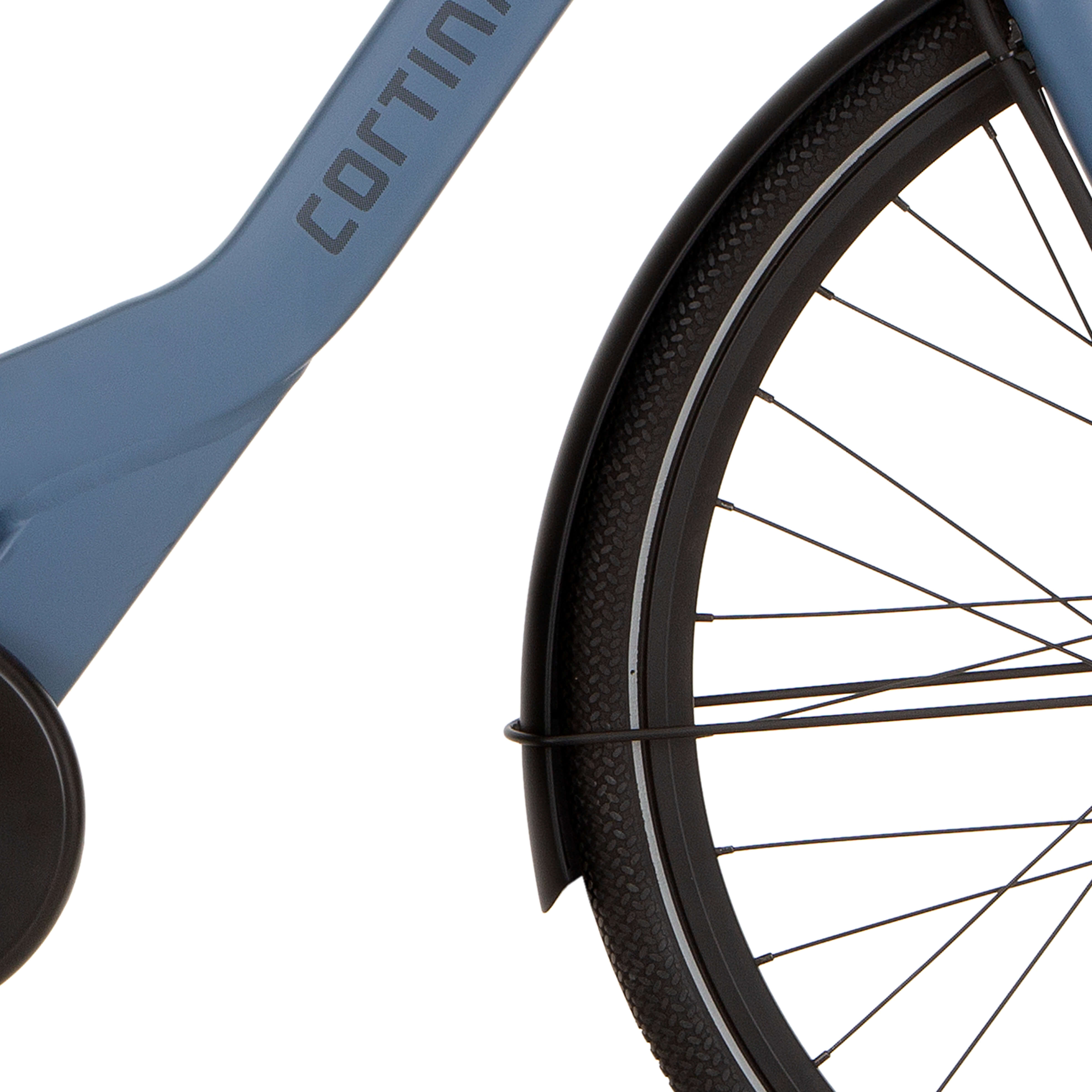 Cortina Spatbordstang voor 28 E-Common gitzwart mat