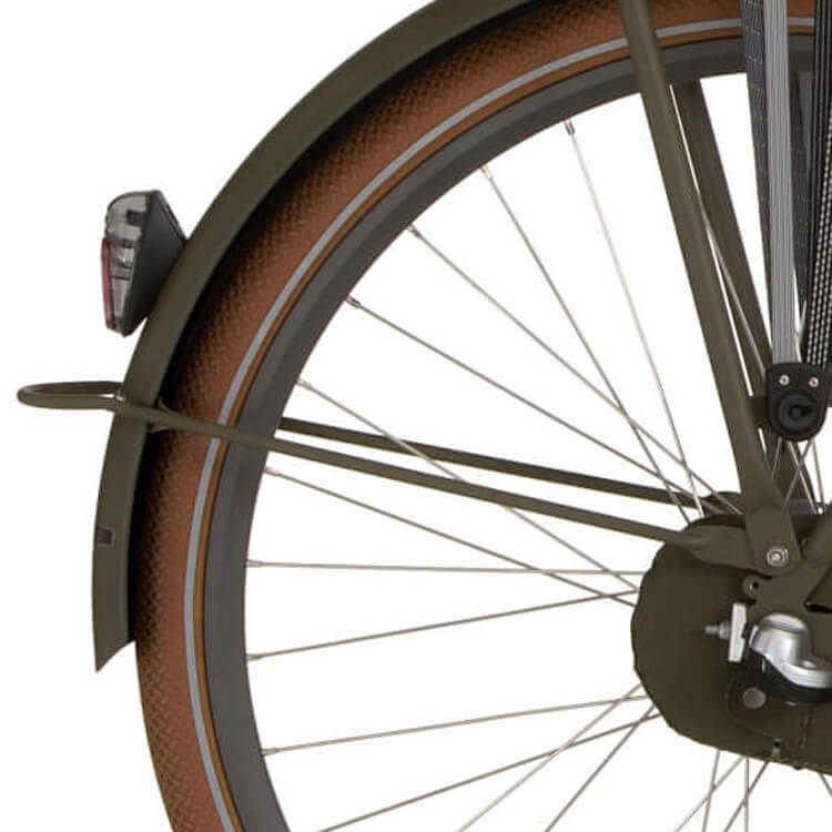 Cortina Spatbordstang achter 28 U4 donker olijf mat