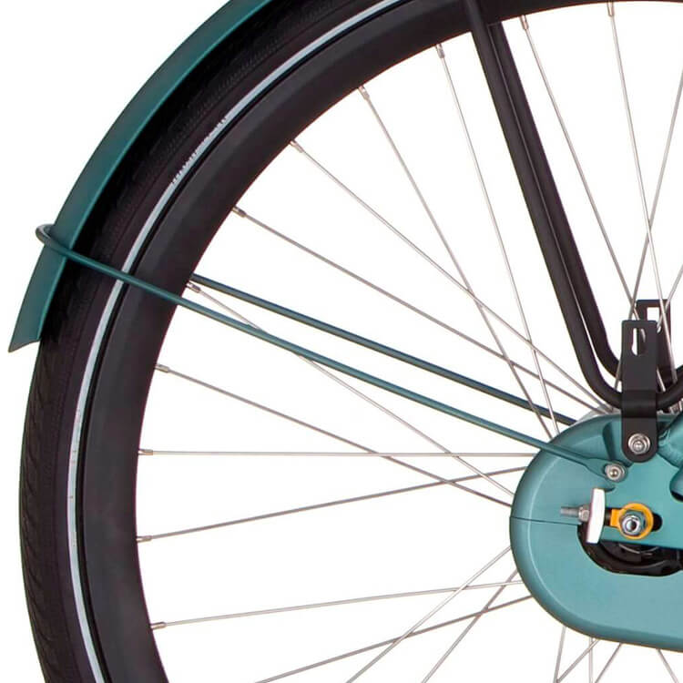 Cortina Spatbordstang achter 28 Speed ​​mat berylgroen