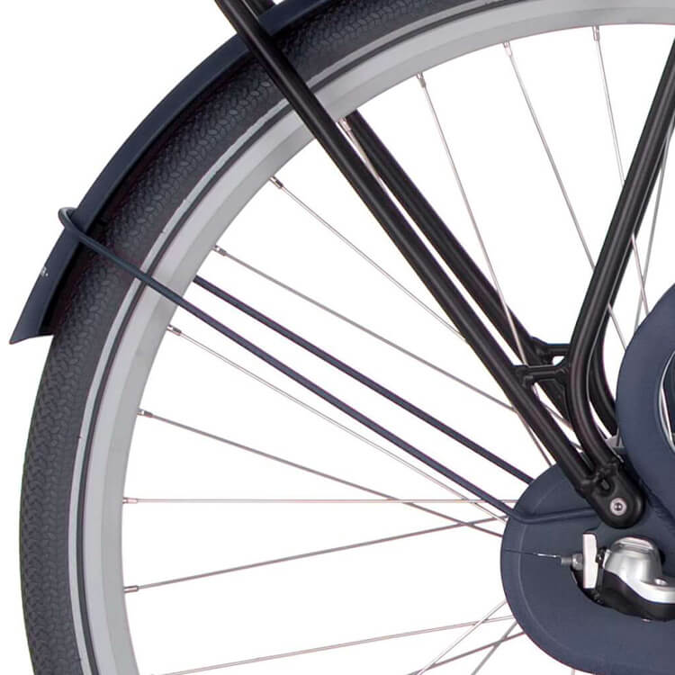 Cortina Spatbordstang achter 28 Common zwart blauw mat