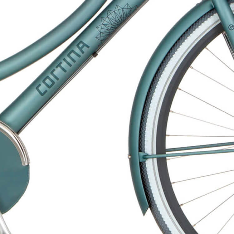 Cortina Spatbord voor 28 U4 opaalgroen mat