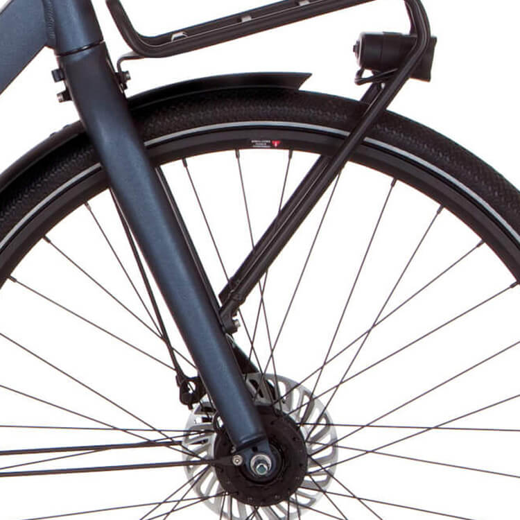 Cortina voorvork Common zwart blauw mat