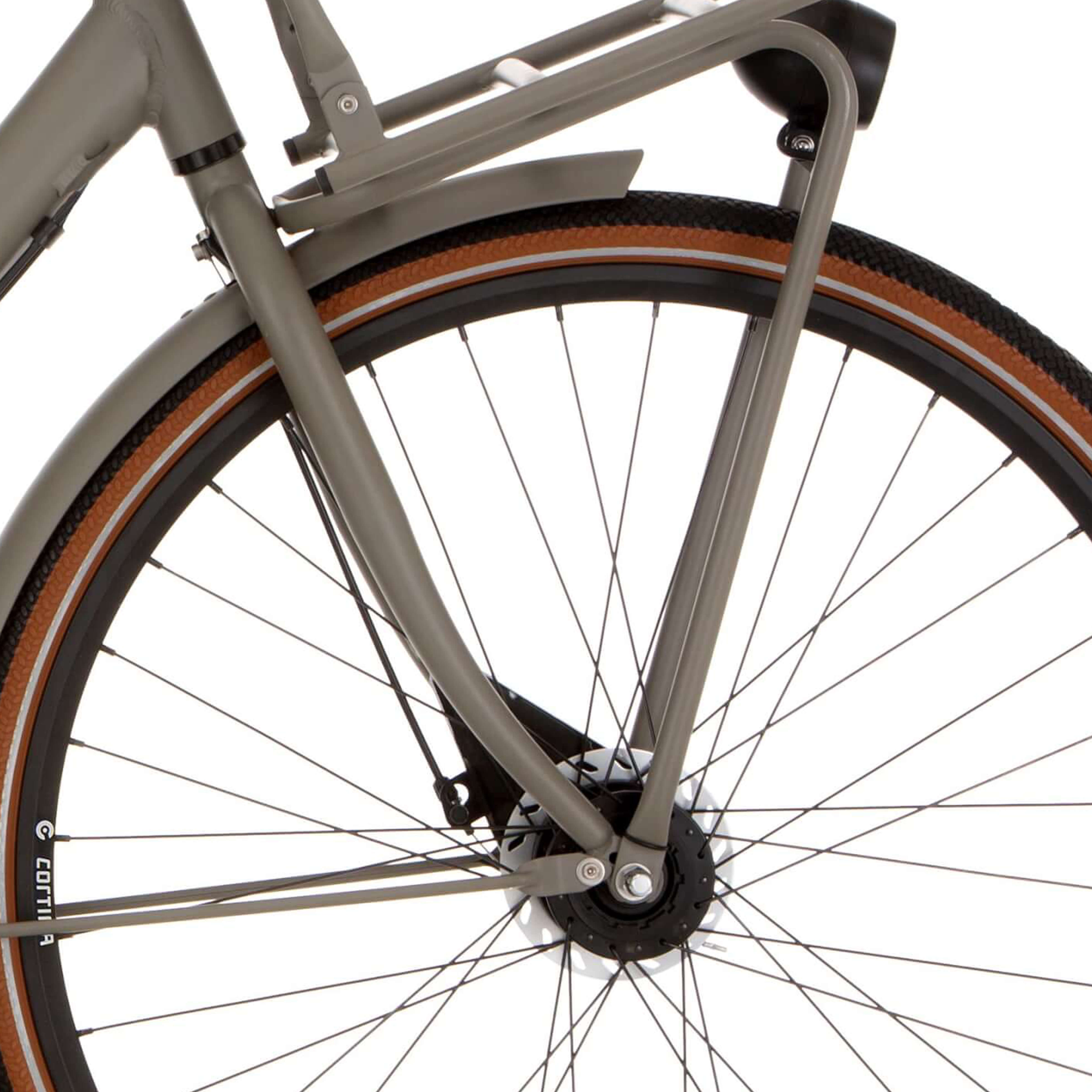 Cortina voordrager basis deel 28 kwartsgrijs mat