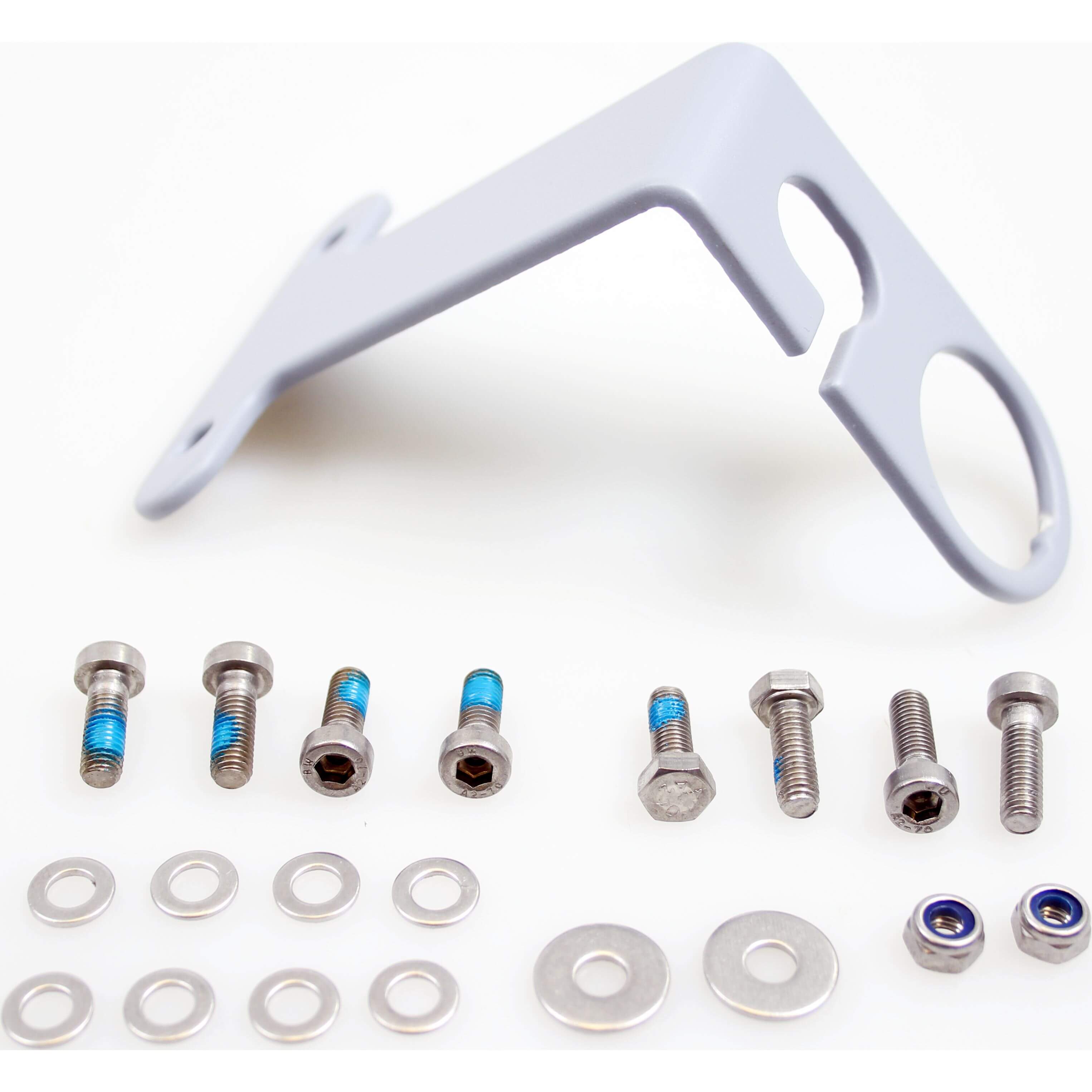 Cortina balhoofd beugel voordrager 28 D neutraal grijs mat