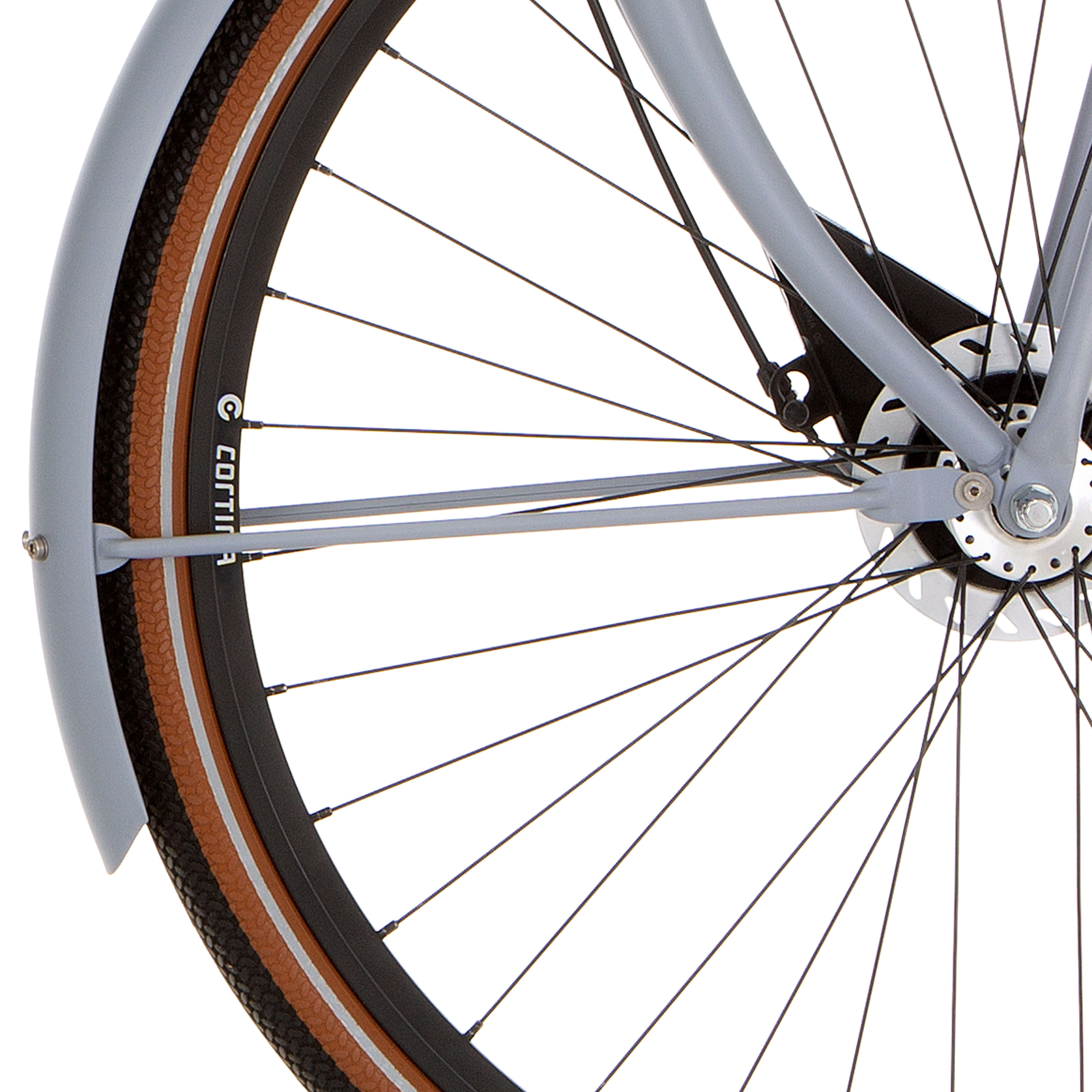 Cortina spatbordstang voor 28 u4 neutraal grijs mat