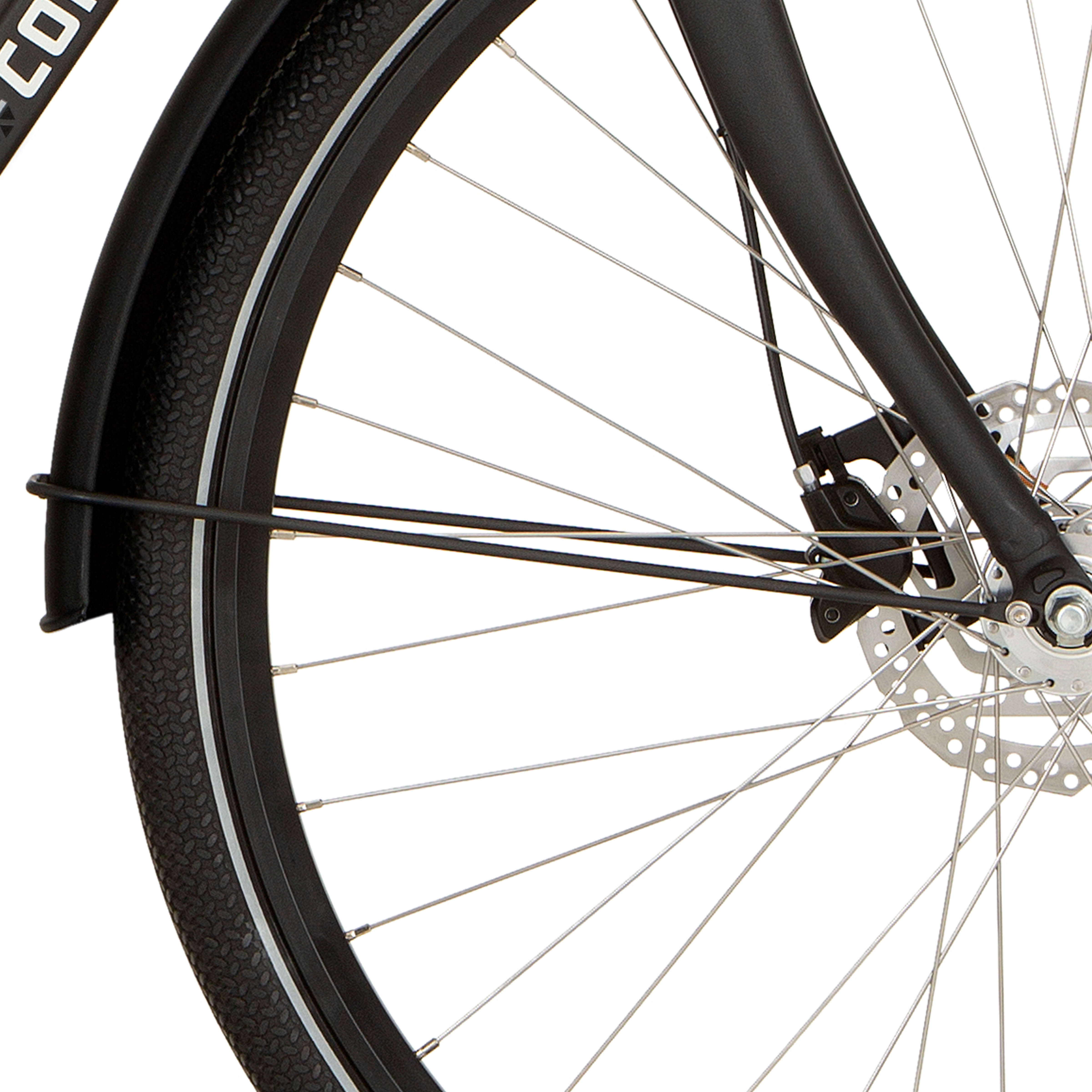 Cortina Spatbordstang voor 28 Foss diamantzwart mat