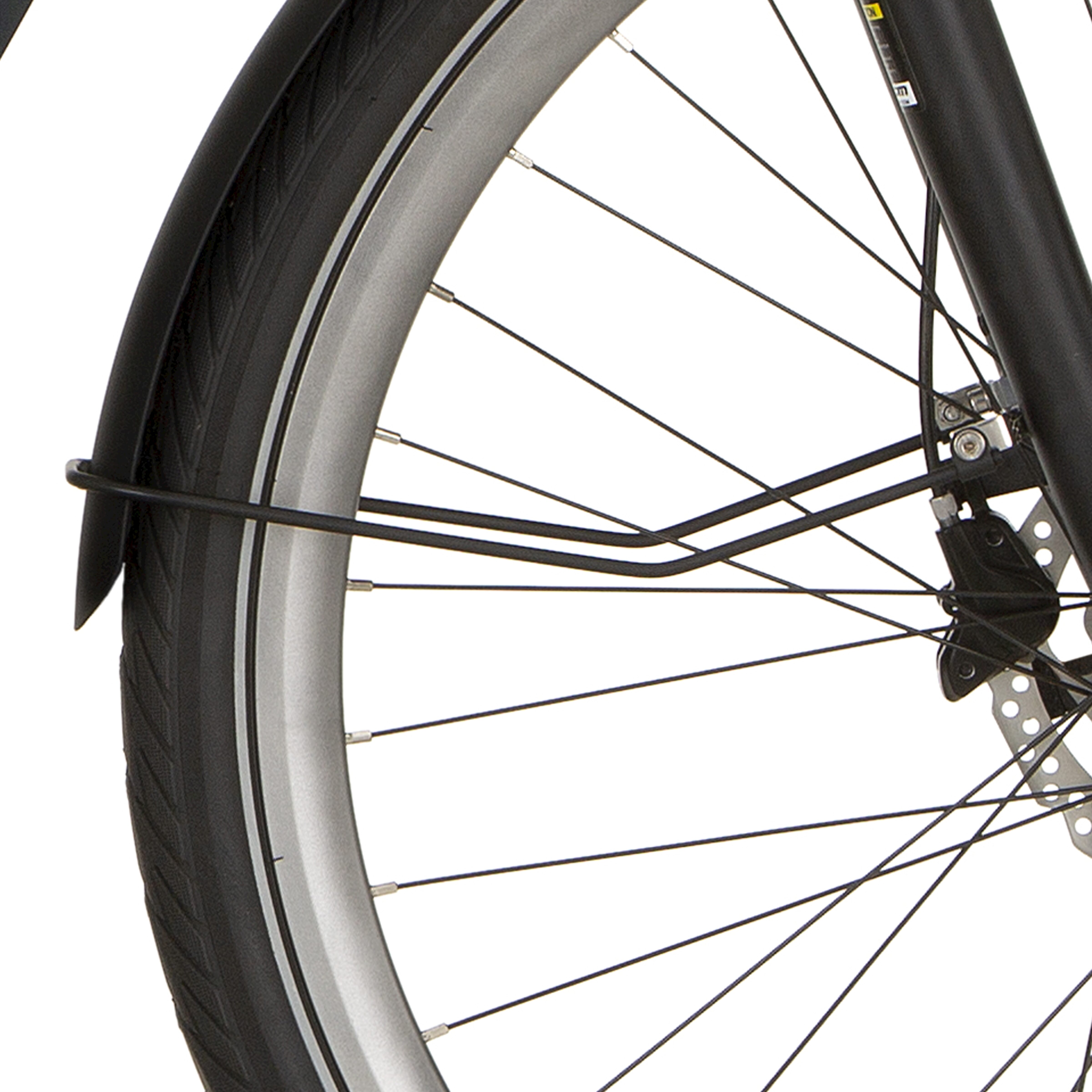 Cortina spatbordstang voor 28 e-octa arrant zwart