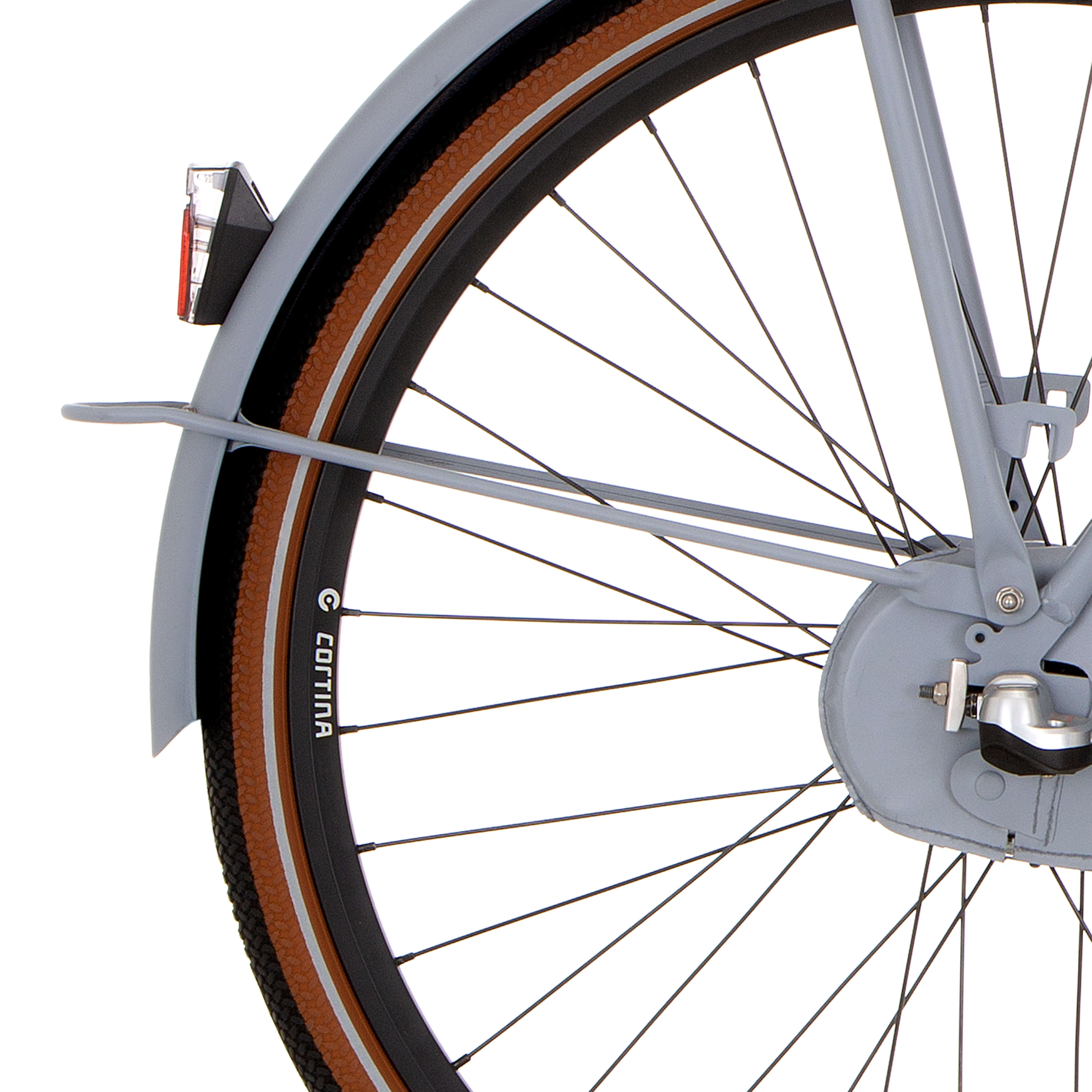 Cortina spatbordstang achter 28 u4 neutraal grijs mat