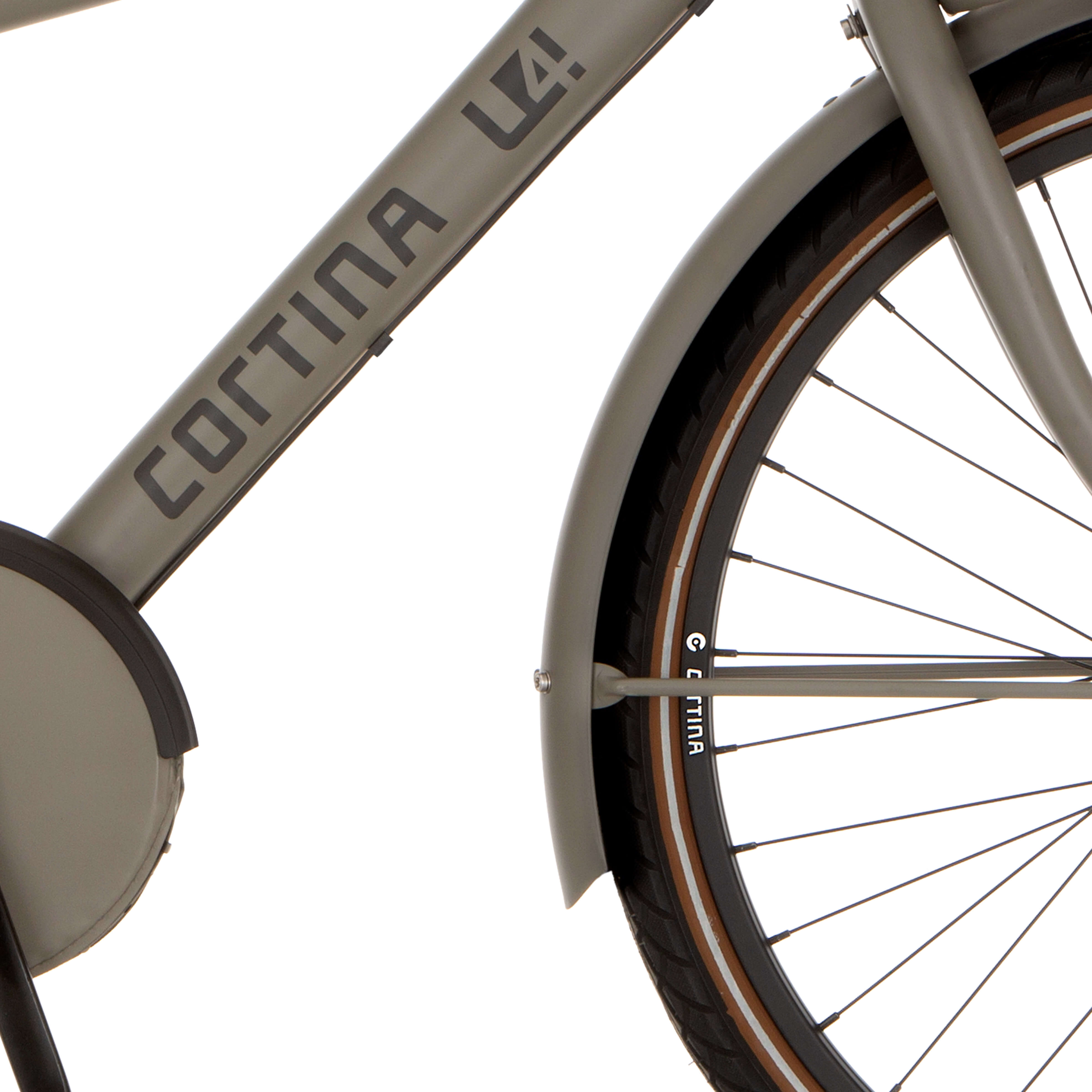 Cortina Spatbord voor 26 U4 kwartsgrijs mat