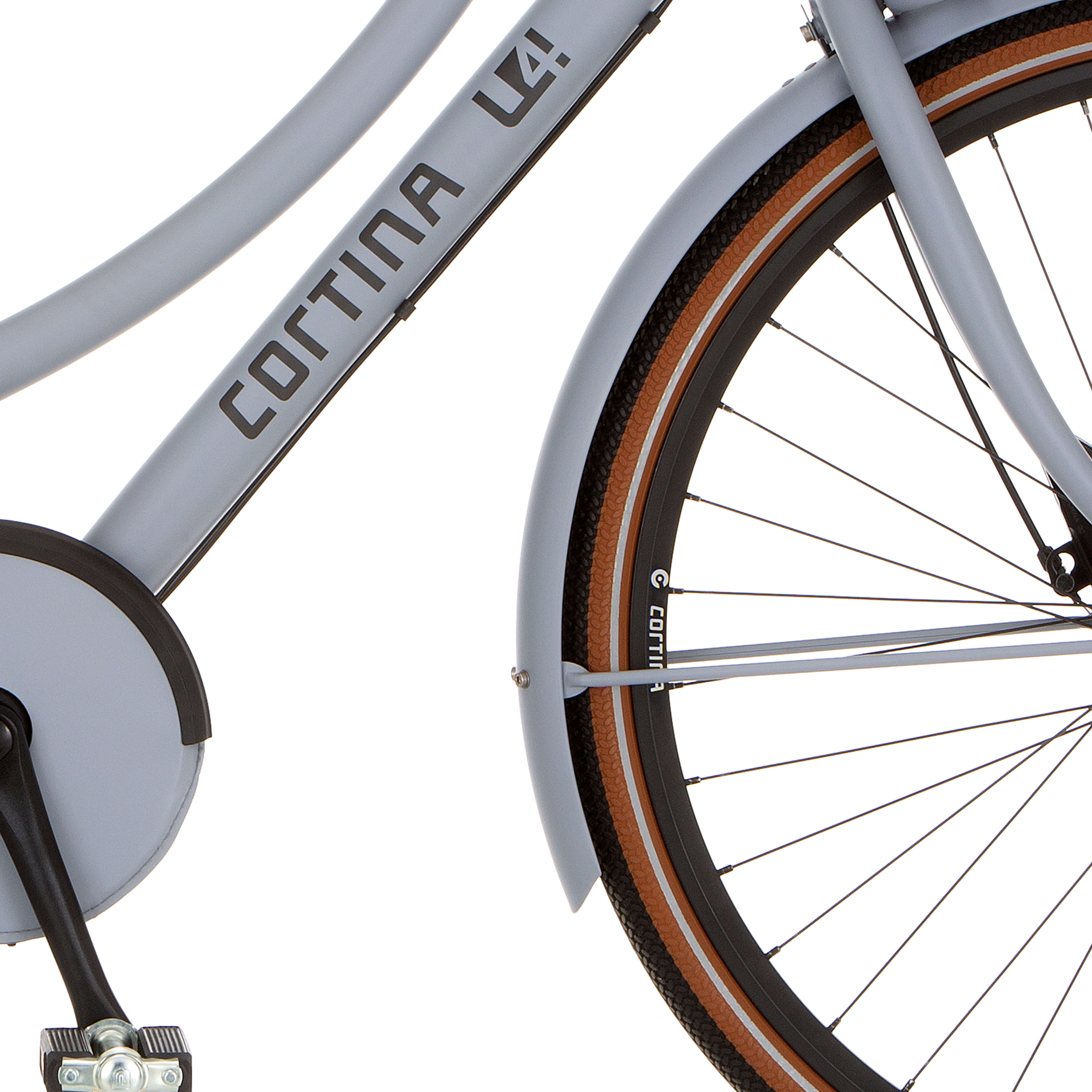 Cortina Spatbord voor 28 U4 neutraal grijs mat