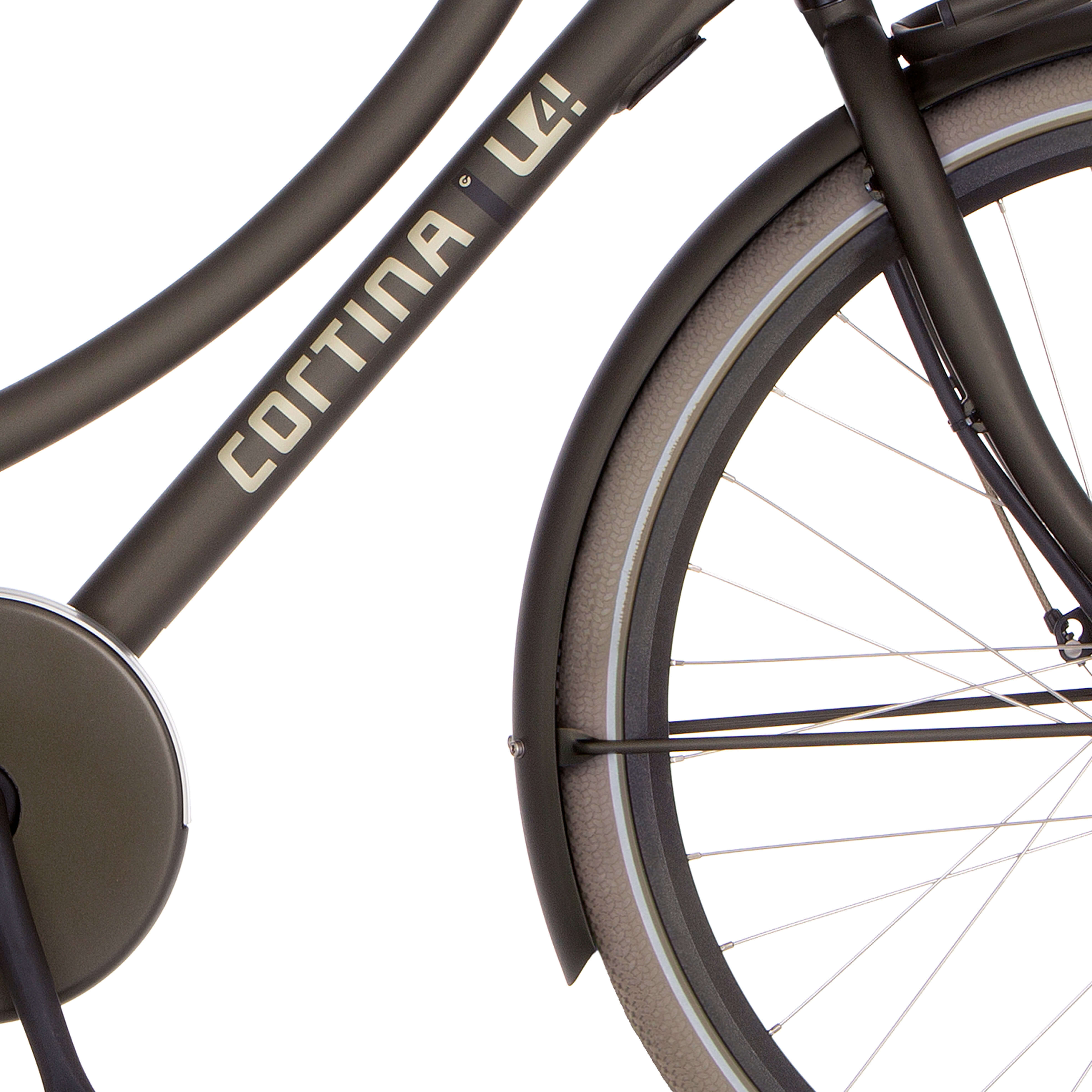 Cortina Spatbord voor 28 E-U4 elegantie groen mat