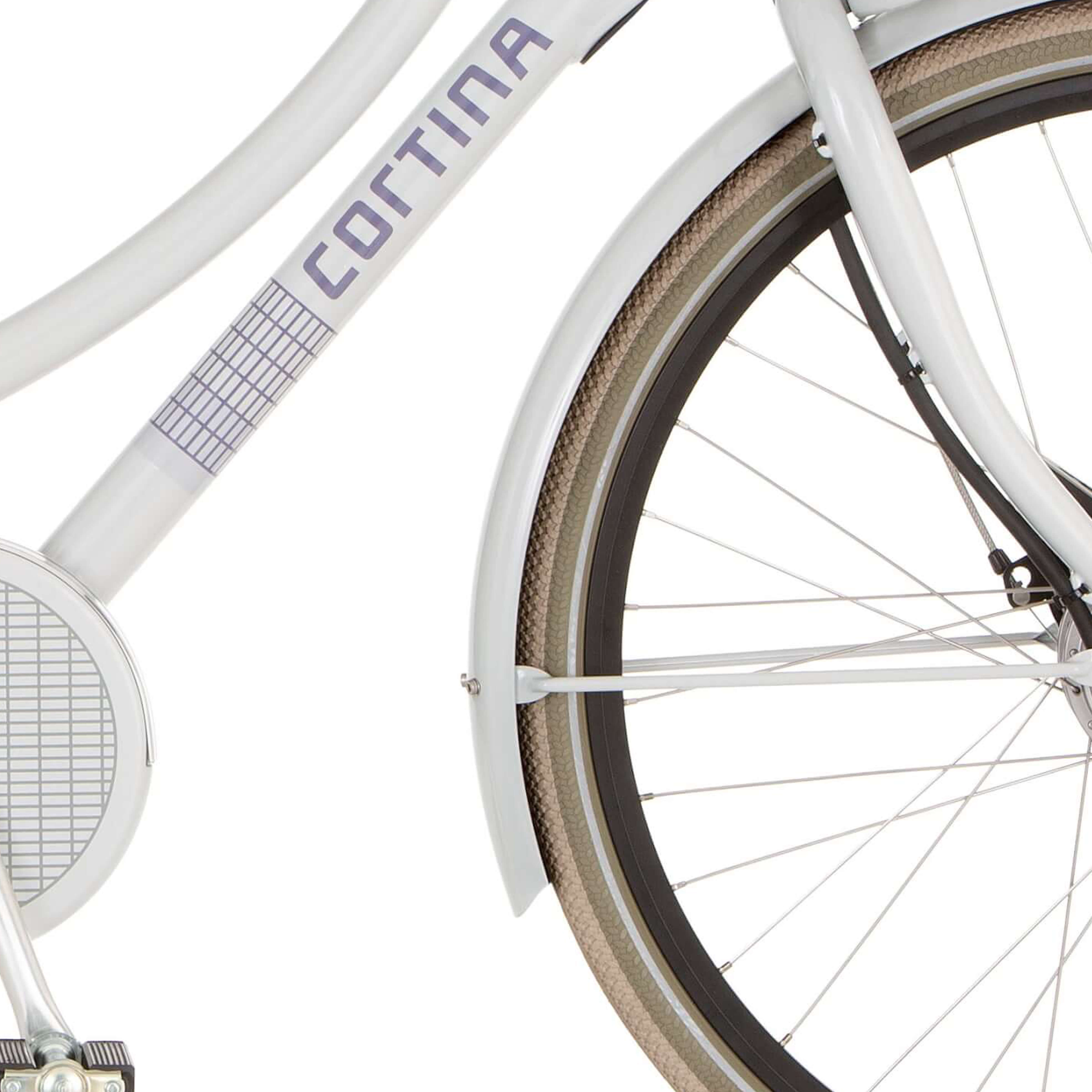 Cortina Spatbord voor 28 E-U4 lichtgrijs